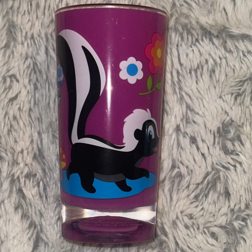 Disney Store Bambi‎ Set of 4 Cups Glasses Thumper Miss Bunny Flower